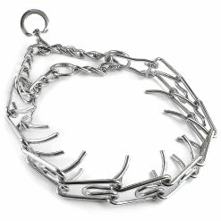 Unbraned Fishtail Clip Training Dog Chain Stimulation Chain Collier Pour Chien, Fishtail Clip Cap, 4.0mm * 60cm