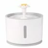 Unbranded Pet Feeder 2.4l Automatique Cat And Dog Drinking Fountain Led Électrique Pet Drinking Feederwindow With Lightgrey
