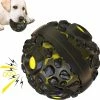 Tinor Jouet Pour Chien Pour Mâcheurs Agressifs Dents Propres Ennuyées Caoutchouc Et Abs Double Couche Robuste Couine Chien Jouet Interactif Dog Ball Pour Chiens De Taille Moyenne