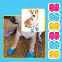 Tiny-witch Dog Summer Slipper Respirant Mesh Candy Pet Chaussures -nourriture pour chien boutique 297791410 max