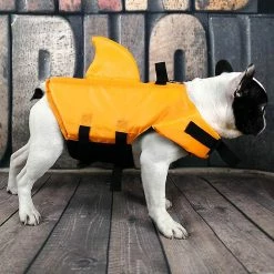 Phwj Gilet Summer Shark Pet Life Jacket Dog Clothes - Chiens Maillots De Bain, Animaux Natation Oranges 6 Phwj Gilet Summer Shark Pet Life Jacket Dog Clothes - Chiens Maillots De Bain, Animaux Natation Oranges -nourriture pour chien boutique 301580481 max