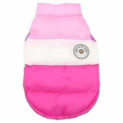 Unbranded (S) Vêtements De Chien Chauds Pour Français Bulldog Pug Chihuahua Winter Dog Coat Jacket Couleur Rose Rouge