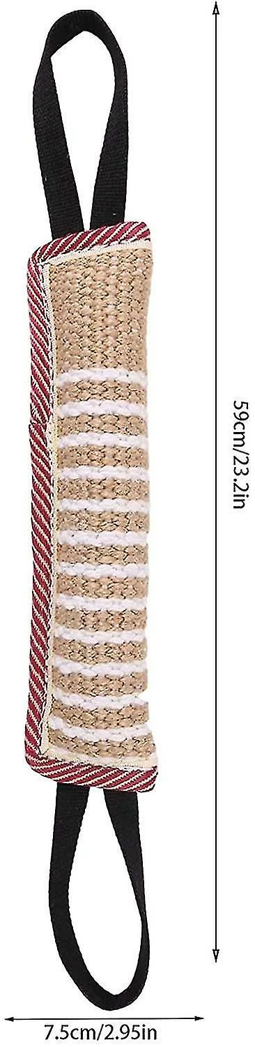 Unbranded 2 Pièces Dog Tug Toy, Jouet De Traction Durable Avec 2 Poignées Fortes Pour Les Chiens De Taille Moyenne à Grande 2 Unbranded 2 Pièces Dog Tug Toy, Jouet De Traction Durable Avec 2 Poignées Fortes Pour Les Chiens De Taille Moyenne à Grande – Image 2