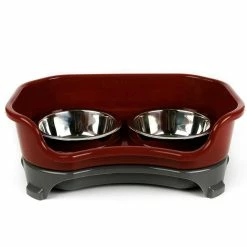 Unbranded Dog Bowl Cat Bowl Pet Cat Double Vasque Bol Anti-éclaboussures (Café) 6 Unbranded Dog Bowl Cat Bowl Pet Cat Double Vasque Bol Anti-éclaboussures (Café) -nourriture pour chien boutique 312863329 max