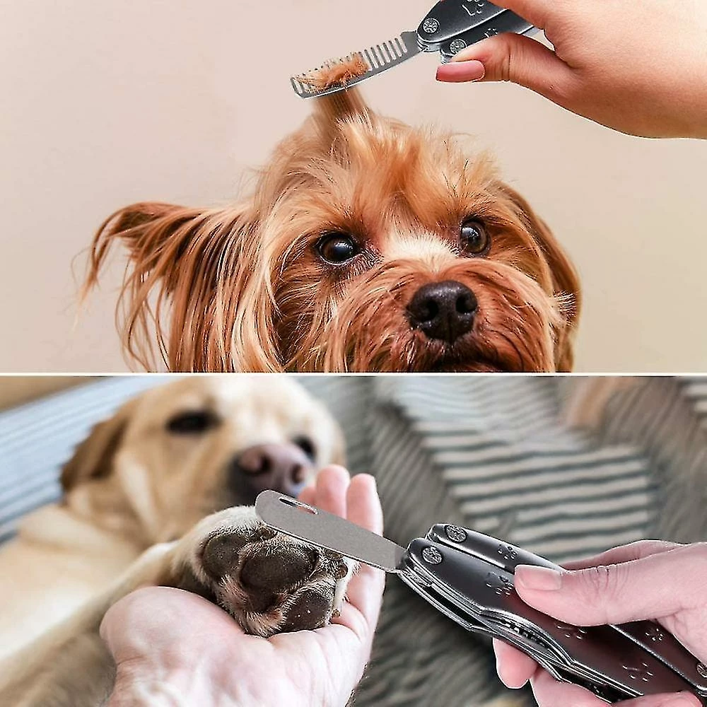 Unbranded Dog Nail Clippers Upgraded - 3 In 1 Foldable Dog Nail Safe Trimmers 2 Unbranded Dog Nail Clippers Upgraded - 3 In 1 Foldable Dog Nail Safe Trimmers – Image 2
