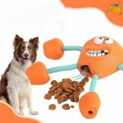 Unbranded Squeaky Indestructible Dog Chew Toy- Puzzle Interactif Iq Training Toys Natural Rubber Funny Shape -nourriture pour chien boutique 314814189 max