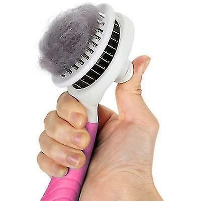 Unbranded Pet Comb Cat Brush Hair Debut Dog Hair Brush Pet Self-cleaning Needle Comb(Rose) 1 Unbranded Pet Comb Cat Brush Hair Debut Dog Hair Brush Pet Self-cleaning Needle Comb(Rose)