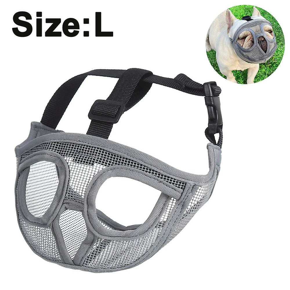 Yskaze Museau Court Museau De Chien Museau Bulldog Museau, Stop Dog Pour Mordre Aboyer Mâcher, Bouche Courte Réglable Chien Anti-morsure Anti-manger Masque Pour Animaux De Compagnie Fournitures 2 Yskaze Museau Court Museau De Chien Museau Bulldog Museau, Stop Dog Pour Mordre Aboyer Mâcher, Bouche Courte Réglable Chien Anti-morsure Anti-manger Masque Pour Animaux De Compagnie Fournitures – Image 2