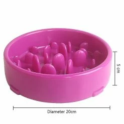Unbranded Slow Feeder Dog Bowl, Chien Pet Slow Feeder, Fun Feeder (Violet) -nourriture pour chien boutique 318423345 max