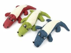 Unbranded Simulation Crocodile Vocal Dog Toy Toy Résistant Chien Jouet En Peluche (Vert) -nourriture pour chien boutique 318433353 max