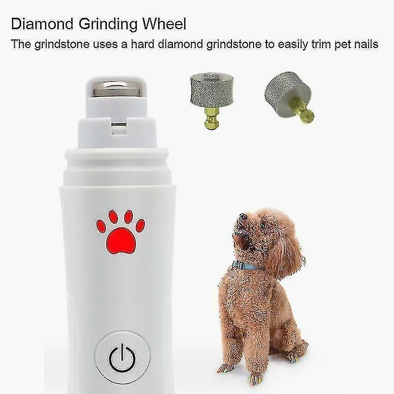 Unbranded LED Pet Dog Nail Grinder Et Clippers 3-Speed Rechargeable Électrique Pet Nail Trimmer 3 Unbranded LED Pet Dog Nail Grinder Et Clippers 3-Speed Rechargeable Électrique Pet Nail Trimmer – Image 3