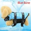 Unbranded Pet Dog Life Jacket Bones Patterns Safety Clothes Life Vest Harness Saver Pet Dog Swimming Preserver Vêtements Pour Nageurs D’été