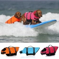 Unbranded Pet Dog Life Jacket Bones Patterns Safety Clothes Life Vest Harness Saver Pet Dog Swimming Preserver Vêtements Pour Nageurs D’été -nourriture pour chien boutique 331884812 max