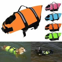 Unbranded Pet Dog Life Jacket Bones Patterns Safety Clothes Life Vest Harness Saver Pet Dog Swimming Preserver Vêtements Pour Nageurs D’été -nourriture pour chien boutique 331884890 max