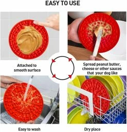 Lmell Tapis De Léchage De Chien, 2pcs Pet Slow Feeder Dispositif De Distraction Dog Lick Pad Avec Cadeau D’aspiration 7 Lmell Tapis De Léchage De Chien, 2pcs Pet Slow Feeder Dispositif De Distraction Dog Lick Pad Avec Cadeau D’aspiration -nourriture pour chien boutique 332225414 max