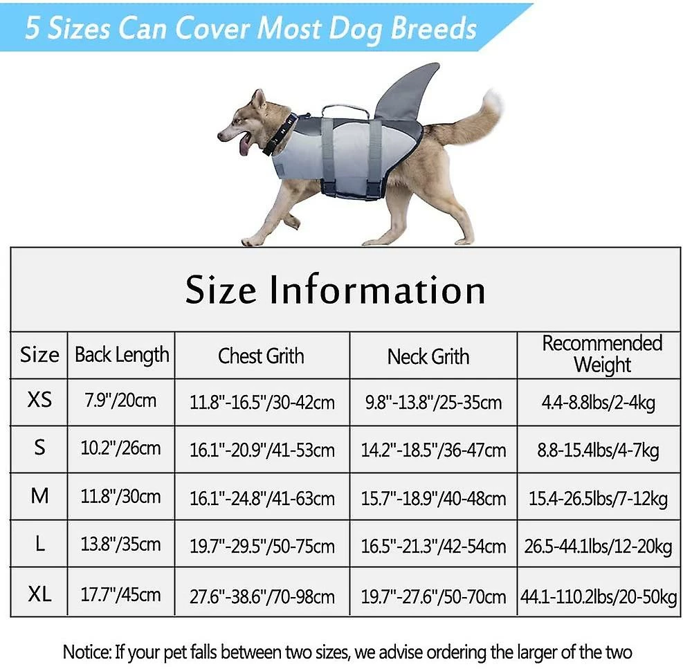 Unbranded Pet Dog Safety Swimsuit Dog Life Jacket Ripstop Dog Lifesaver Shark Vests Avec Poignée De Sauvetage Pour Piscine Beach Boating 2 Unbranded Pet Dog Safety Swimsuit Dog Life Jacket Ripstop Dog Lifesaver Shark Vests Avec Poignée De Sauvetage Pour Piscine Beach Boating – Image 2