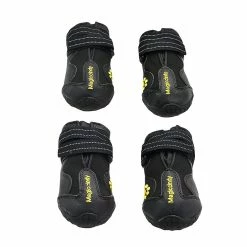 Toyvian 4pcs Hiver Chien De Compagnie Chiot Casual Anti-slip Snow Boots Warm Dog Shoes Taille 3 (noir)