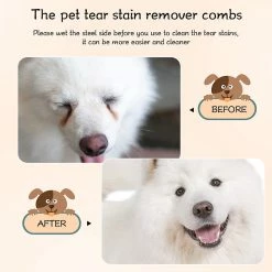 Lmell 6 Pièces Dog Tear Comb Anti-stain Eye Comb Double Face Dog Eye Comb Double Head Gift -nourriture pour chien boutique 336756463 max