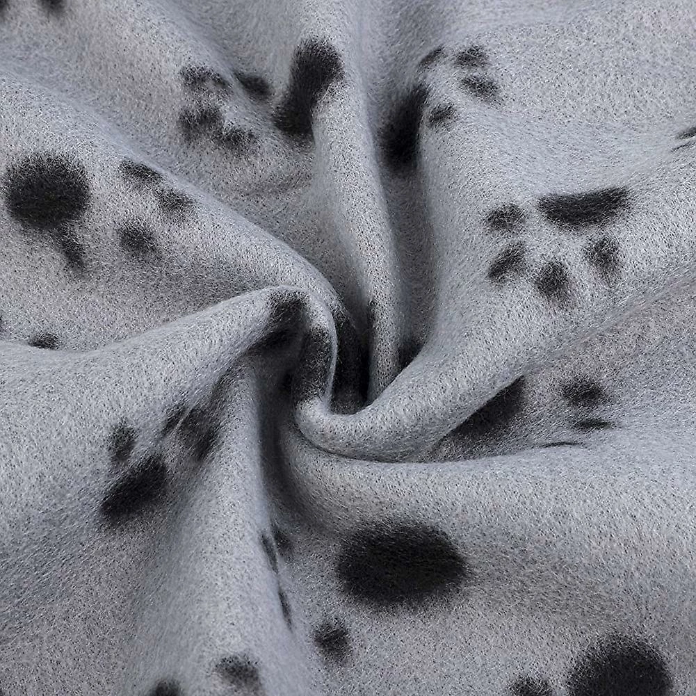 Lmell Pack De 2 Mignons Paw Print Blanket Puppy Dog Blanket Pet Blankets Small Animals Gift 3 Lmell Pack De 2 Mignons Paw Print Blanket Puppy Dog Blanket Pet Blankets Small Animals Gift – Image 3