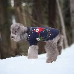 WOSAWE Fong Fong Dog Sweater, Hiver Chaud Dog Sweater Vêtements Pet Coat Vêtements Puppy Sweater Pull Small And Medium Size Dog Pet Sweater -nourriture pour chien boutique 337890650 max