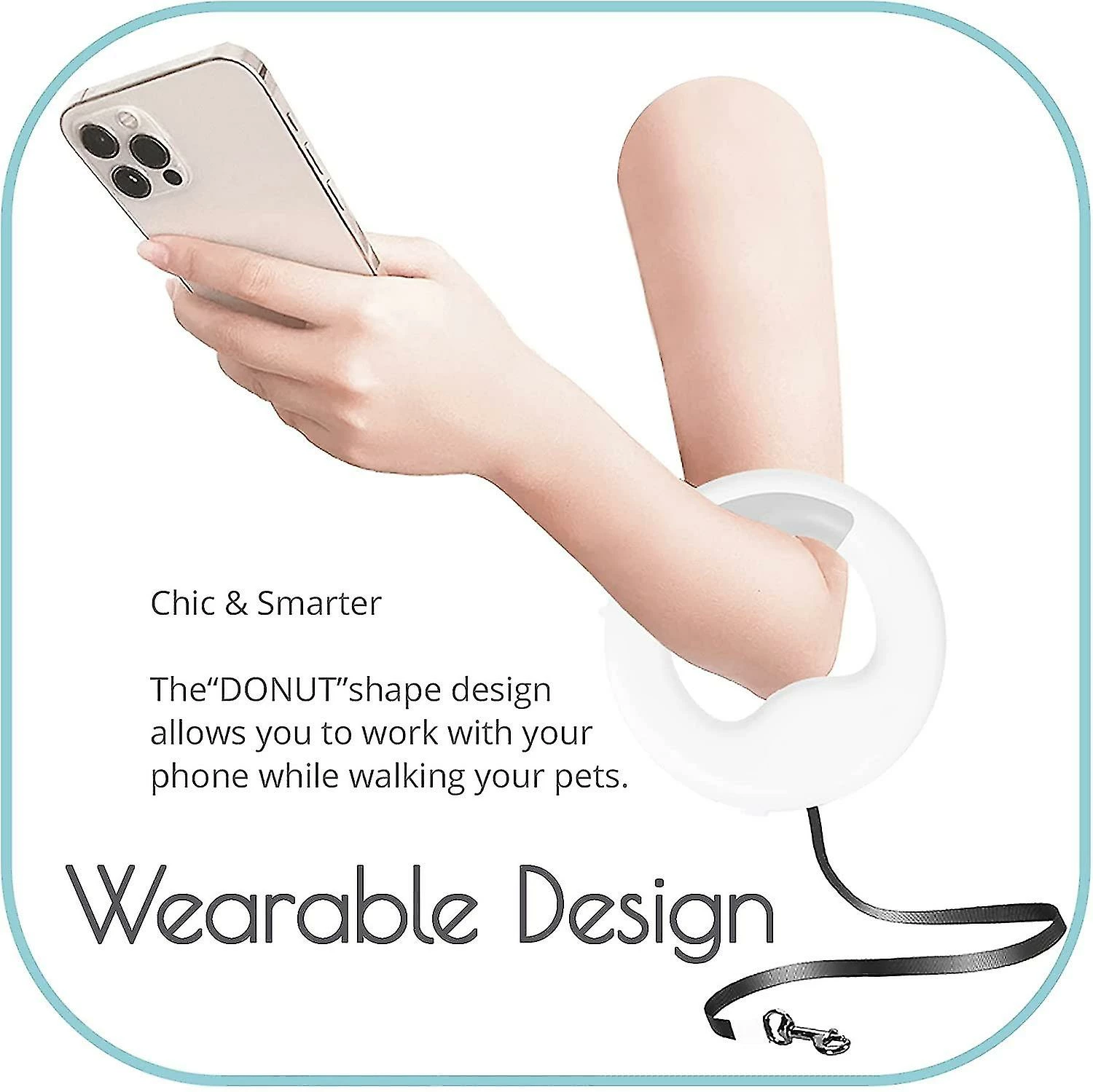 WOSAWE Fong Rétractable Wearable Dog Leash Avec Ultra Bright Led Light-pet Leash Cool Luminous Dog Leash Retractable Leash Avec Lampe Retractable Dog Leash 1 WOSAWE Fong Rétractable Wearable Dog Leash Avec Ultra Bright Led Light-pet Leash Cool Luminous Dog Leash Retractable Leash Avec Lampe Retractable Dog Leash