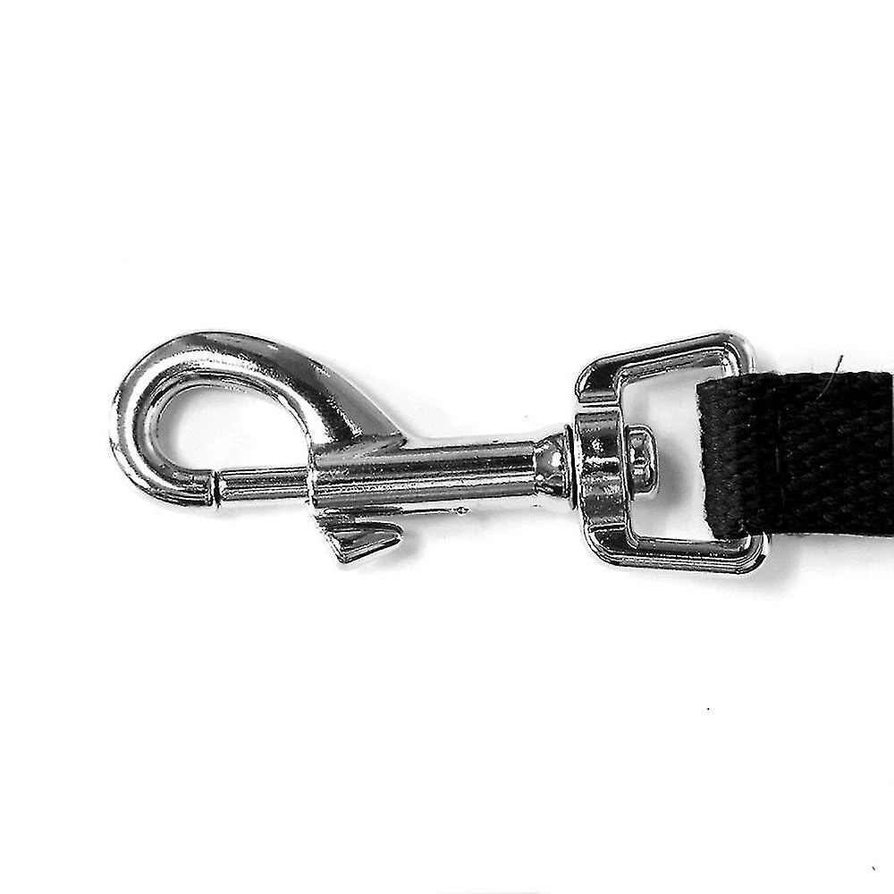 WOSAWE 30 Pieds Cotton Web Dog Training Lead, Noir 2 WOSAWE 30 Pieds Cotton Web Dog Training Lead, Noir â Image 2