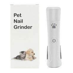 Unbranded LED Pet Dog Nail Grinder Et Clippers 3-Speed Rechargeable Électrique Pet Nail Trimmer