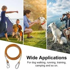 Yskaze Pet Heavy Duty Reflective Dog Leash Lead Runner Pour Chiens -nourriture pour chien boutique 360453378 max
