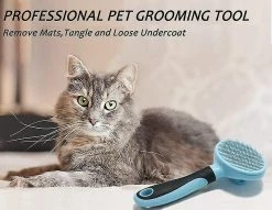 Unbranded Cat Brush Soft Dog Grooming Tool Supprime Le Sous-poil Lâche Autonettoyant 9 Unbranded Cat Brush Soft Dog Grooming Tool Supprime Le Sous-poil Lâche Autonettoyant -nourriture pour chien boutique 360558464 max