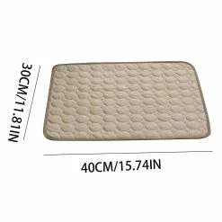 Unbranded Été Pet Ice Mat Dog Mat Ice Mat Silk Mat Cat Cool Mat Fournitures Pour Animaux De Compagnie
