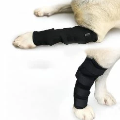 Unbrand Dog Hock Brace Sleeve Pet Support Compression Leg Joint Wrap Protector Un Soutien Supplémentaire Réduit La Douleur Et L’inflammation