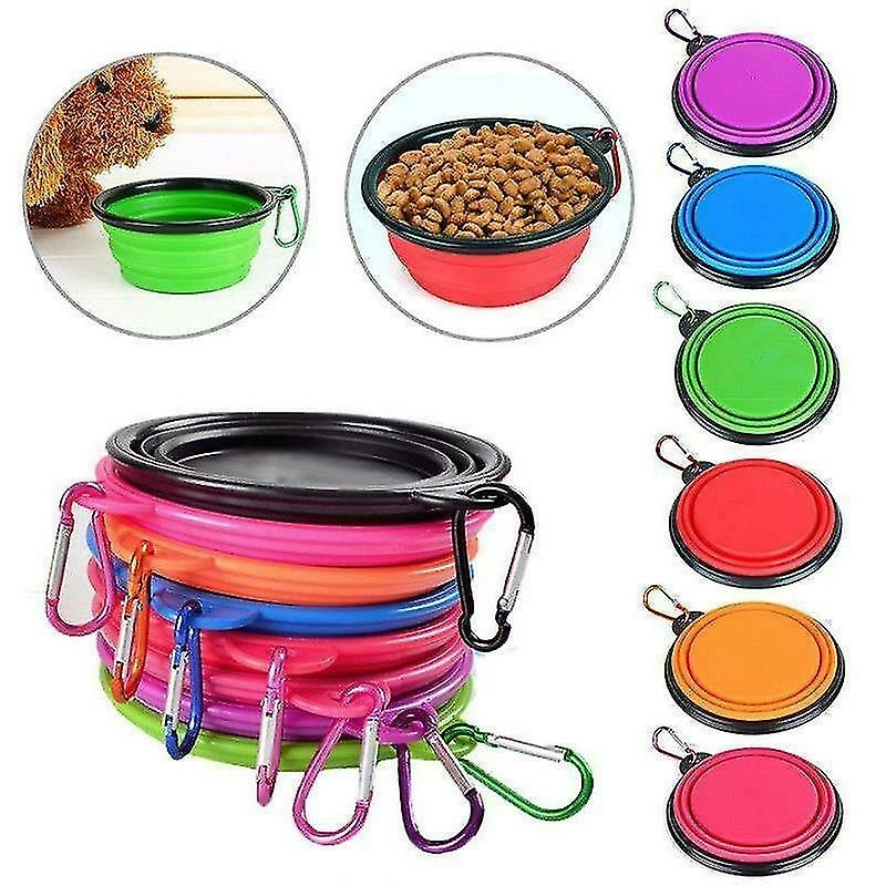 Unbrand Pet Dog Cat Feeding Bowls Pop Up Compact Voyage Silicone Dish Feeder Pliable 2 Unbrand Pet Dog Cat Feeding Bowls Pop Up Compact Voyage Silicone Dish Feeder Pliable – Image 2