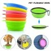 Unbrand Pet Dog Cat Feeding Bowls Pop Up Compact Voyage Silicone Dish Feeder Pliable