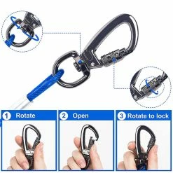 Ksalfye Dog Runner Pour Chiens De Cour, Câble D’attache, Dog Runners Pour Grands Chiens, Longue Laisse Pour Chiens De Grande Taille -nourriture pour chien boutique 373975495 max