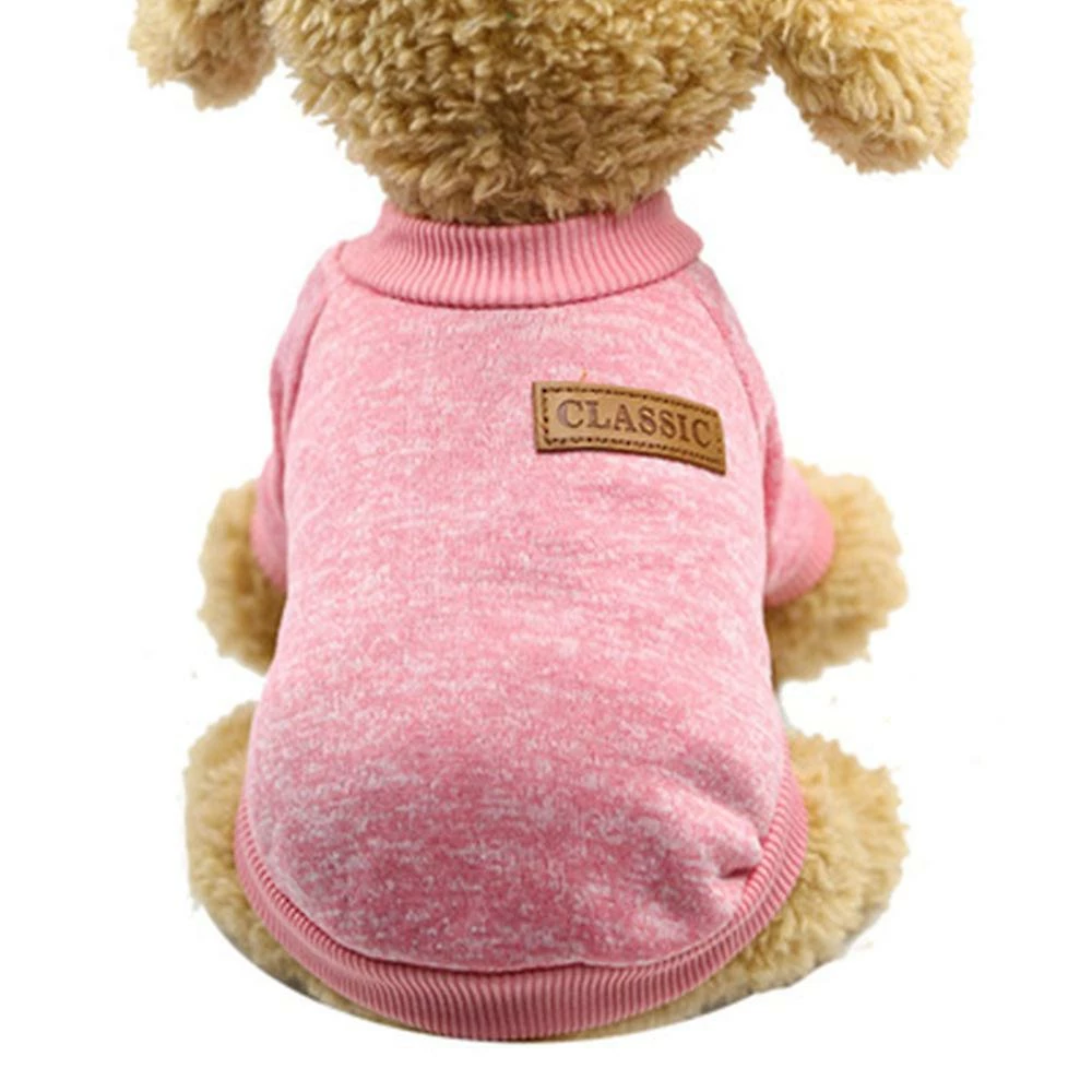 Yskaze Pet Dog Classic Knitwear Coat Doux Épaississement Warm Pup Chiens Chemise Hiver Pet Dog Vêtements Chiot Customes Vêtements Pour Petits Chiens 2 Yskaze Pet Dog Classic Knitwear Coat Doux Épaississement Warm Pup Chiens Chemise Hiver Pet Dog Vêtements Chiot Customes Vêtements Pour Petits Chiens – Image 2