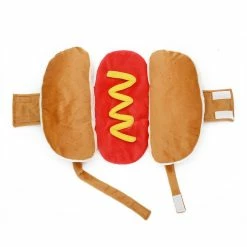 Ksalfye Hot Dog Pet Costume, Chaud Doux Mignon FĂŞte Cosplay Costumes Pour Chiot Petits Chiens Animaux De Compagnie, VĂŞtements Pour Chiens