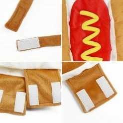 Ksalfye Hot Dog Pet Costume, Chaud Doux Mignon Fête Cosplay Costumes Pour Chiot Petits Chiens Animaux De Compagnie, Vêtements Pour Chiens -nourriture pour chien boutique 387423335 max
