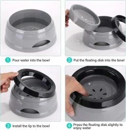 Yskaze Bol D’eau Pour Chiens En Déplacement 750ml, étanche Splash Guard Dog Bowls Cat Bowl Pet Anti-slip Car Travel Drinking Bowl Plastic Removable Portable Water 8 Yskaze Bol D’eau Pour Chiens En Déplacement 750ml, étanche Splash Guard Dog Bowls Cat Bowl Pet Anti-slip Car Travel Drinking Bowl Plastic Removable Portable Water -nourriture pour chien boutique 388977271 max