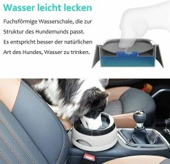 Yskaze Bol D’eau Pour Chiens En Déplacement 750ml, étanche Splash Guard Dog Bowls Cat Bowl Pet Anti-slip Car Travel Drinking Bowl Plastic Removable Portable Water 9 Yskaze Bol D’eau Pour Chiens En Déplacement 750ml, étanche Splash Guard Dog Bowls Cat Bowl Pet Anti-slip Car Travel Drinking Bowl Plastic Removable Portable Water -nourriture pour chien boutique 388977307 max