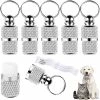 Unbranded 6pcs Adresse Tag Chiens Cat Dog Tag Animal Tag Avec Porte-Clés Collier Tag