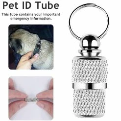 Unbranded 6pcs Adresse Tag Chiens Cat Dog Tag Animal Tag Avec Porte-Clés Collier Tag -nourriture pour chien boutique 389273267 max