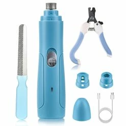 Sevenprin Dog Nail Grinder Professional Rechargeable Pet Nail Trimmmer Scissors Kit De Toilettage Pour Grands Moyens Petits Chiens Chats Animaux De Compagnie