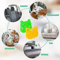 Rtopr 4pcs Réutilisable Pet Hair Remover Portable Cat Dog Fur Catcher Pour Lave-linge Machine à Laver -nourriture pour chien boutique 392859758 max