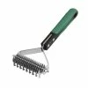 Unbranded Sous-poil 2 Côtés Rake Dog Brush Cat Shedding Peign Enlever Les Tapis Tangle & Knots Pet Grooming Deshedding & Dematting Tool Pour Chiens