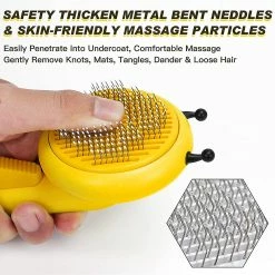 Unbranded Pet Dog Cat Hair Shedding Comb Bee Shape Cozy Needles Massage Peign Pour Chats Dog Hair Remover Slicker Brush Grooming Pet Supplies 8 Unbranded Pet Dog Cat Hair Shedding Comb Bee Shape Cozy Needles Massage Peign Pour Chats Dog Hair Remover Slicker Brush Grooming Pet Supplies -nourriture pour chien boutique 397271759 max