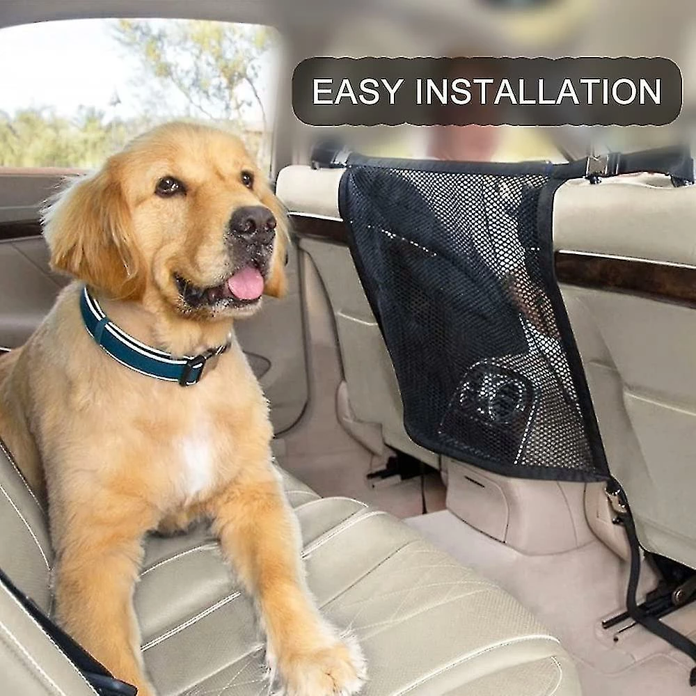 Unbranded Filet De Sécurité De Voiture Pet Universal Car Fence Dog Car Barrier Car Dog Net Barrier Barrière De Siège Avant 4 Unbranded Filet De Sécurité De Voiture Pet Universal Car Fence Dog Car Barrier Car Dog Net Barrier Barrière De Siège Avant – Image 4