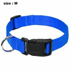 Giveuphesit Pet Soft Réglable Solid Color Nylon Puppy / Dog Collier Pour Correspondre à La Laisse Et Au Harnais -nourriture pour chien boutique 402071647 max