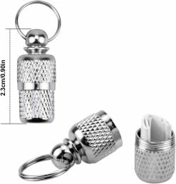 Ksalfye 5pcs Cat Id Tag Tube Anti-lost Address Tag For Dog Cat Pendentifs Personnalisé Cat Collar Address Holder Dog Collar Silver Id Tag Keychain -nourriture pour chien boutique 402905624 max