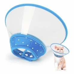 Ksalfye Cat Cone Dog Cone Collier Soft Dotted Recovery Collar After Surgery For Cats Kitten Puppy Small Dogs Pets Animalspet Supplies Housse De Protection Protecti