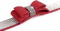 Unbranded Collier Crystal Dog Avec Nœud Papillon Strasss Colliers Pour Chiots Bling Pour Petits Chiens8,6-11 Pouces (paquet De 1) -nourriture pour chien boutique 404922558 max